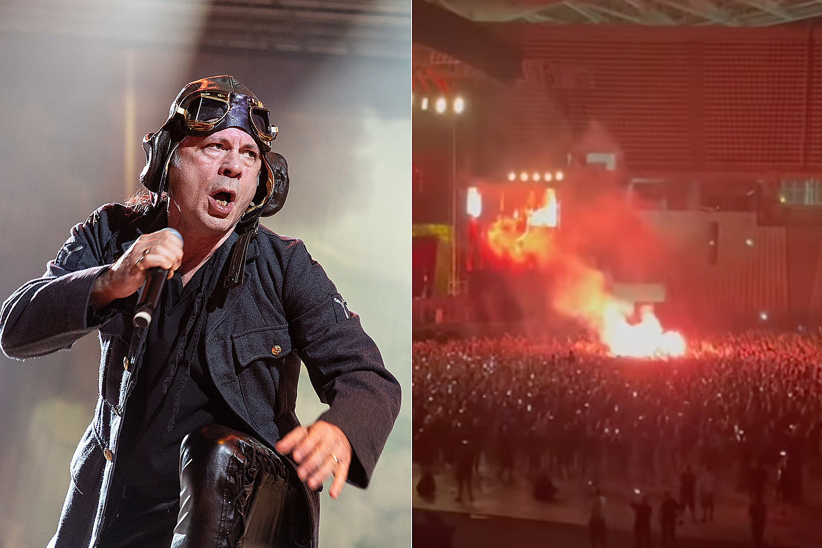 Dickinson Blasts Fan Who Lit a Flare in Crowd at Iron Maiden Show