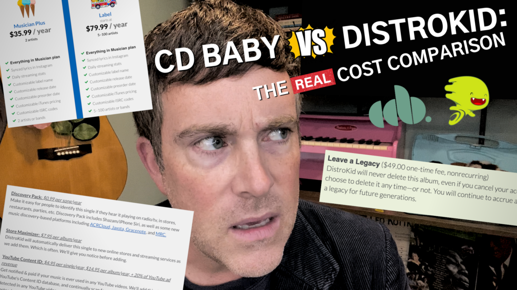 CD Baby Vs. DistroKid: The Real Cost Comparison