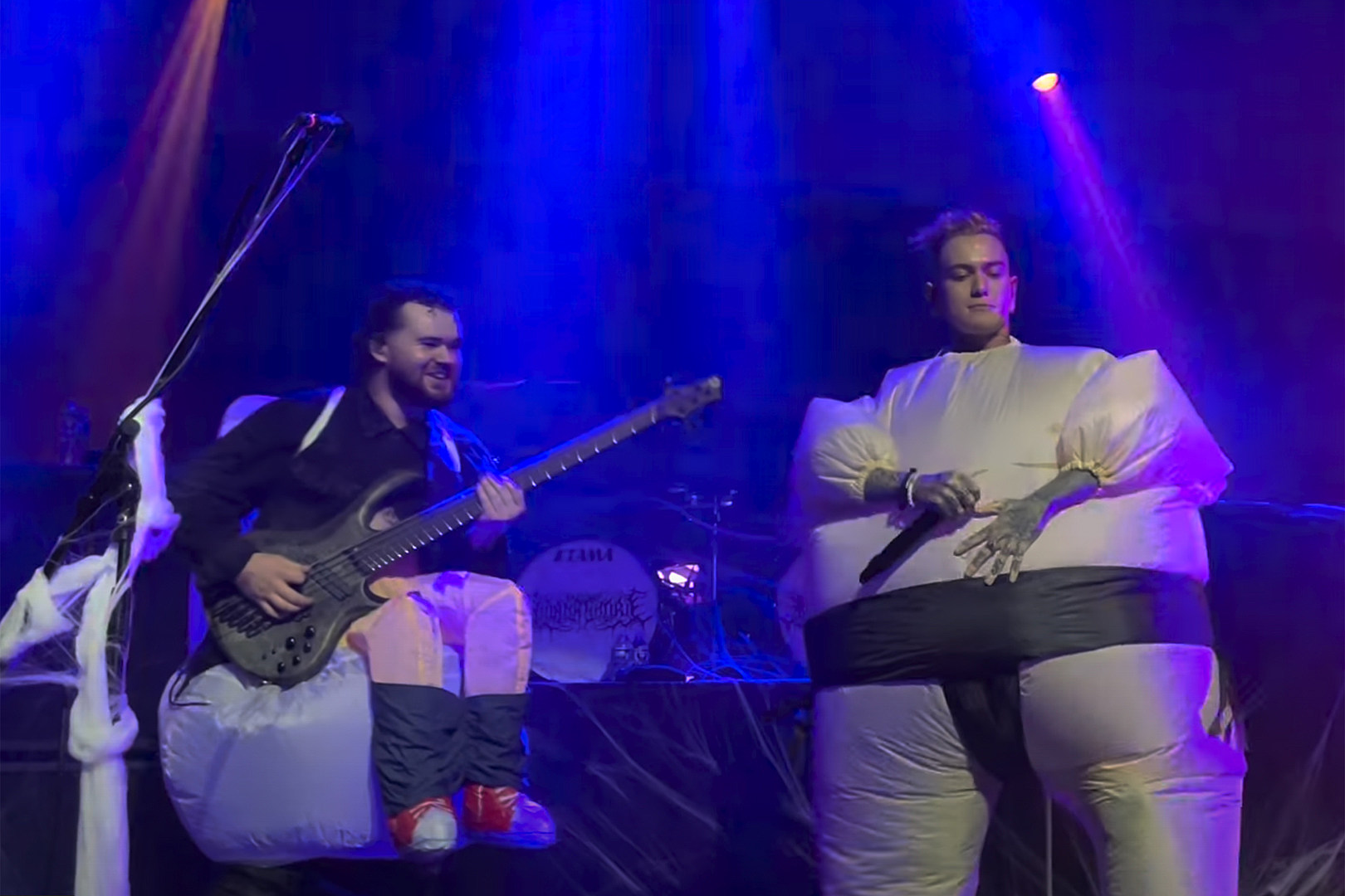 Watch Lorna Shore’s Will Ramos Play Halloween Show in Sumo Suit