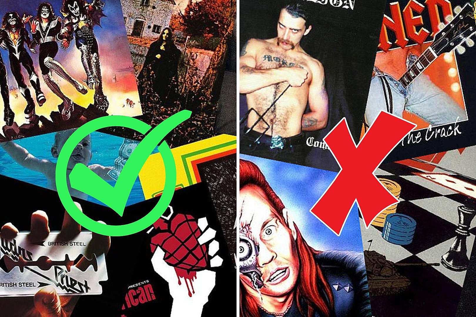 30 Most Iconic Rock + Metal Album Covers + 50 of the The Worst
