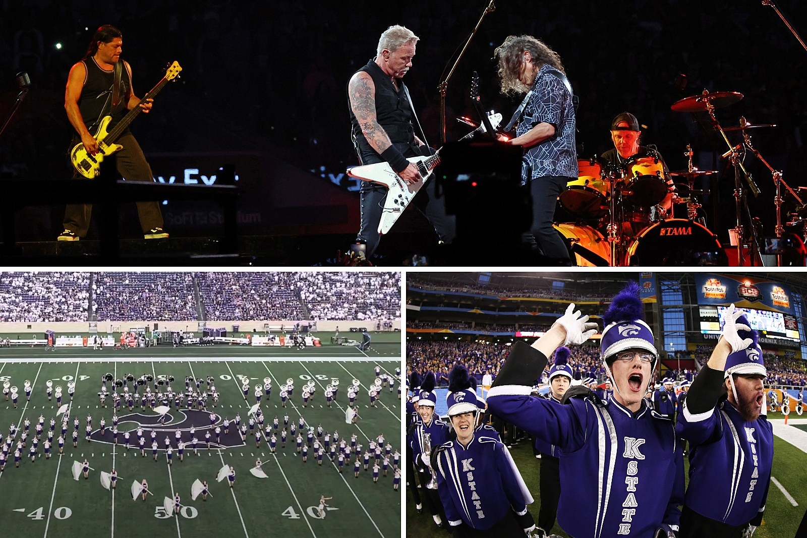 Watch Kansas State Marching Band Perform Metallica Halftime Show