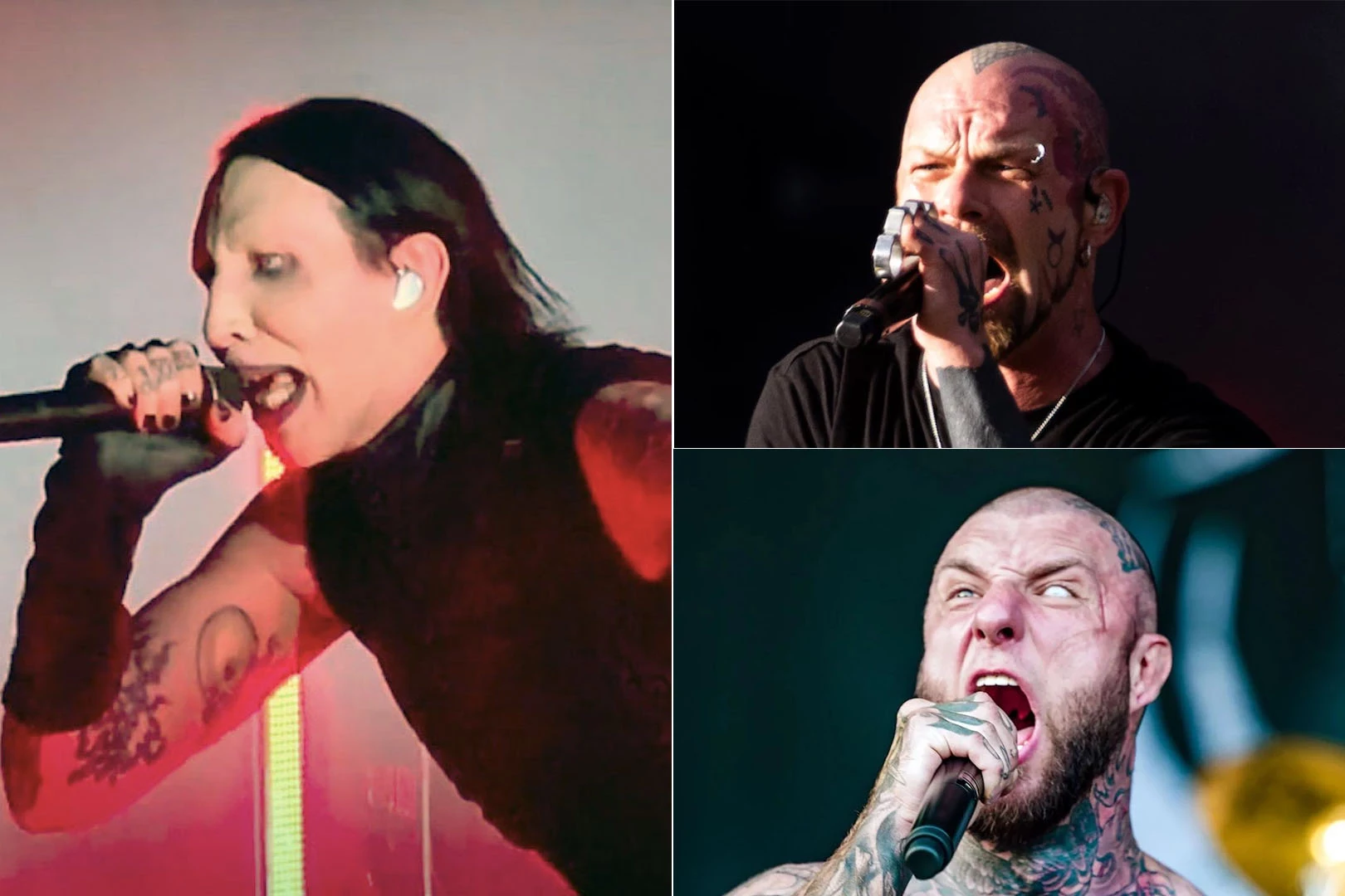 Marilyn Manson Plays Comeback Show With Five Finger Death Punch